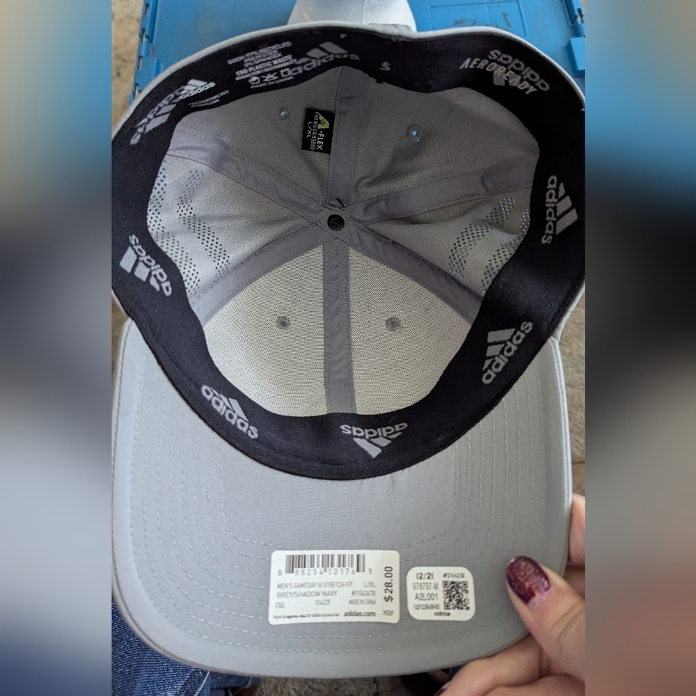 Adidas Light Gray Baseball Cap - image 5